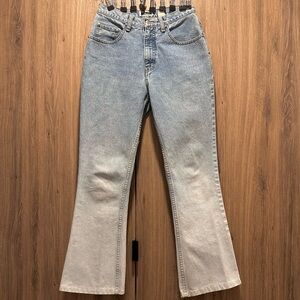 Vintage Xhiliration Y2K Gradient Flare Jeans